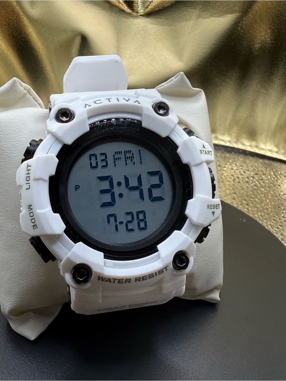 Activa White Digital Sport Watch for Men